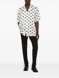 Dolce & Gabbana DG logo-print silk shirt