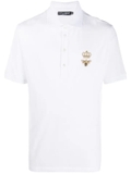Dolce & Gabbana embroidered piqué polo shirt