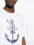 Dolce & Gabbana anchor-print cotton T-shirt