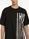 Dolce & Gabbana stripe-print cotton T-shirt