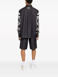 Dolce & Gabbana graphic-print denim-trim shirt