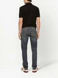 Dolce & Gabbana logo-tag piqué polo shirt