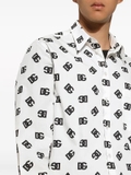 Dolce & Gabbana DG logo-print cotton shirt