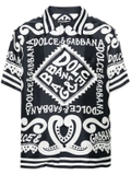 Dolce & Gabbana Marina-print silk shirt