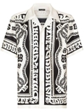 Dolce & Gabbana Marina-print silk twill shirt