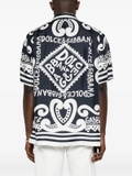 Dolce & Gabbana Marina-print silk shirt