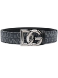 Dolce & Gabbana logo-buckle leather belt