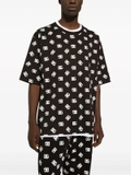 Dolce & Gabbana monogram-print cotton T-shirt