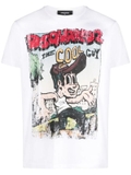 Dsquared2 Cigarette graphic-print cotton T-shirt