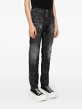 Dsquared2 black slim-leg jeans