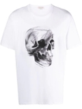 Alexander McQueen skull-print cotton T-shirt