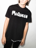 Alexander McQueen logo-print cotton T-shirt