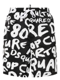 Dsquared2 logo-print swim shorts