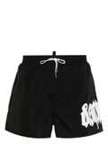 Dsquared2 Gothic logo-print swim shorts