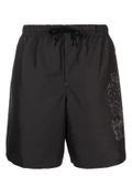 Versace Versace Cartouche-print swim shorts