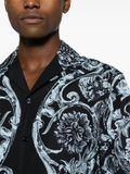 Versace Barocco-print Cotton Shirt