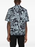Versace Barocco-print Cotton Shirt