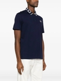 Versace Greca-collar cotton polo shirt