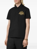 Versace Coupe Blason embroidered polo shirt