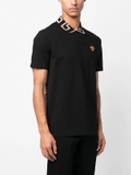 Versace Greca short-sleeved polo shirt