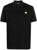 Versace Medusa embroidered polo shirt