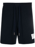 Thom Browne RWB stripe-trimmed track shorts