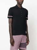 Thom Browne RWB-stripe polo shirt