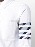 Thom Browne 4-bar stripe cotton shirt
