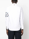 Thom Browne 4-bar stripe cotton shirt