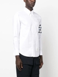 Thom Browne 4-bar stripe cotton shirt