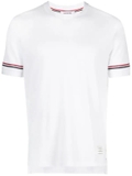 Thom Browne RWB-stripe cotton T-shirt