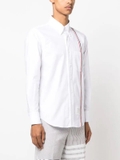 Thom Browne RWB stripe cotton shirt
