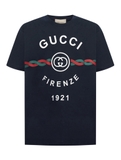 Gucci Logo Printed Crewneck T-Shirt