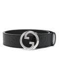 Gucci Cosmogony Interlocking G ‘Black’ Belt