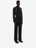 Alexander McQueen  Men's Pressed Flower Harness Shirt