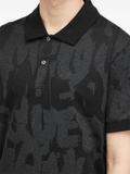 Alexander McQueen Graffiti polo shirt
