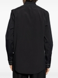 Alexander McQueen  logo-strap poplin shirt