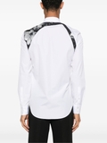 Alexander McQueen  Harness Wax Flower-print shirt