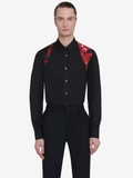 Alexander McQueen  Men's Wax Flower Harness Shirt