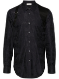 Alexander McQueen  decorative-buckle cotton shirt