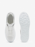 Alexander McQueen  Men's Oversized Sneaker in White/silver/black