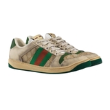 Gucci Screener ‘Distressed Green Orange’ Sneaker