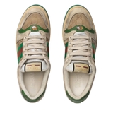 Gucci Screener ‘Distressed Green Orange’ Sneaker
