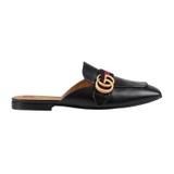 Gucci Leather Slipper Double Women Slipper