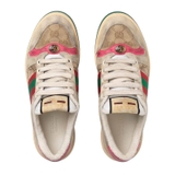 WOMEN'S SCREENER LEATHER SNEAKER - PINK