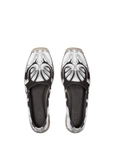Homme Espadrilles Silver Baroque Imprimer Versace