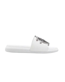 Men's Heart-Print Logo Pool Slide Sandals