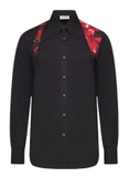 Alexander McQueen  Men's Wax Flower Harness Shirt