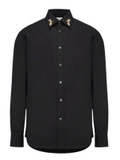 Alexander McQueen Dragonfly Embroidery Shirt in Black