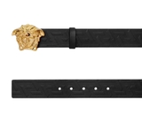 LA MEDUSA GRECA LEATHER BELT